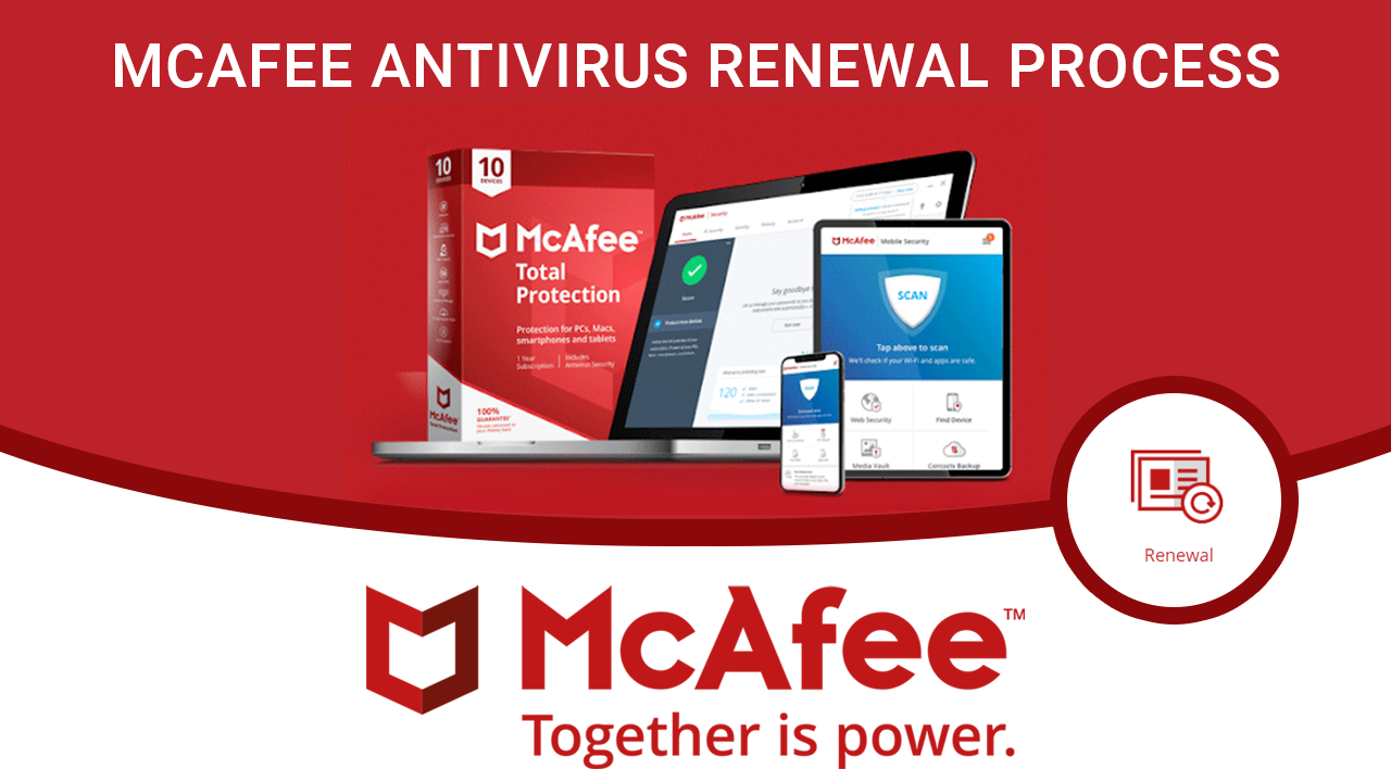 McAfee Antivirus Renewal Steps