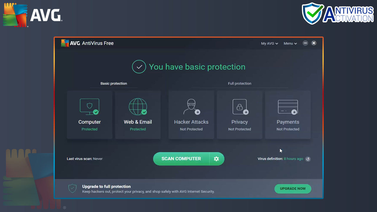 how to install avg without internet connection